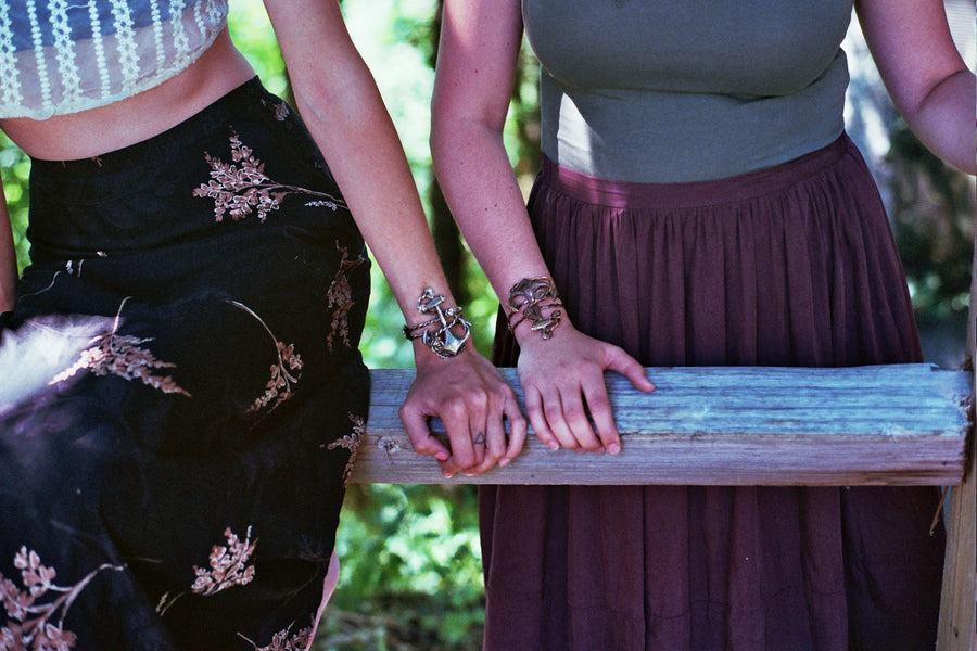 anchor and rose cuff